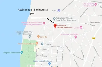 Plan de l'établissement Les Cottages - Maison 4 à 5 personnes au bord de l'océan