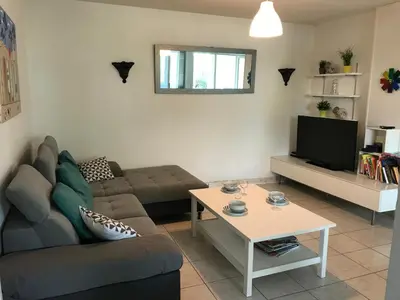 Coin salon dans l'établissement le Cap Landais