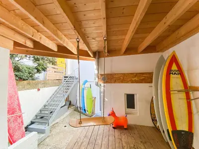 Plan de l'établissement Le rêve en bord d'océan, planches de surf inclues!