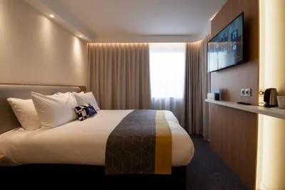 Un ou plusieurs lits dans un hébergement de l'établissement Holiday Inn Express - Arcachon - La Teste by IHG