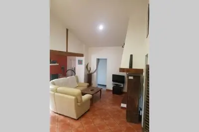 Cuisine ou kitchenette dans l'établissement Villa landaise