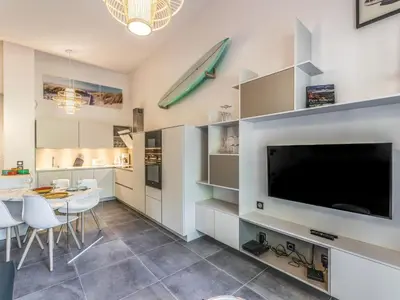 Cuisine ou kitchenette dans l'établissement Apartment Domaine Aïga-1 by Interhome