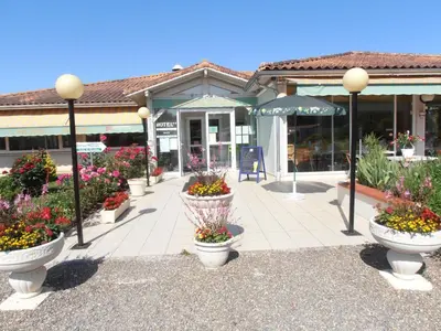 Jardin de l'établissement ALIOS Hôtel Restaurant
