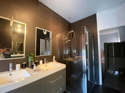 Salle de bains dans l'établissement l'hacienda
