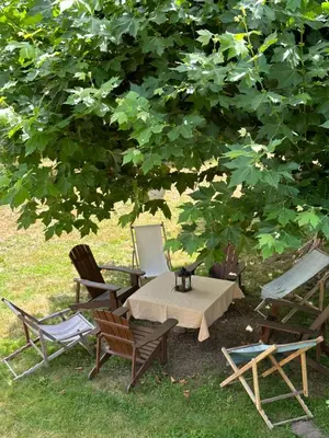Jardin de l'établissement La Ferme du Miouat