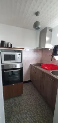 Cuisine ou kitchenette dans l'établissement Villa Argentine Cosy