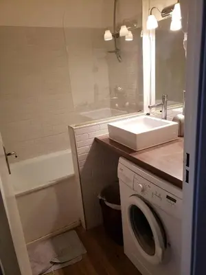 Salle de bains dans l'établissement SEIGNOSSE OCEAN- Résidence LA JUNCADE Agréable villa mitoyenne pour 6 personnes