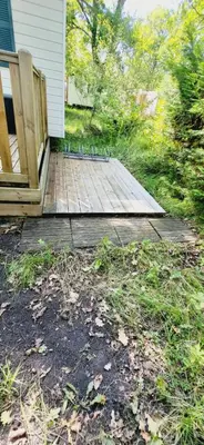 Jardin de l'établissement Mobil Home 4 6 pers climatisé Camping Eurolac