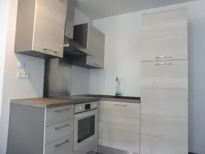 Cuisine ou kitchenette dans l'établissement Studio de charme au centre ville