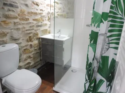 Salle de bains dans l'établissement Studio de charme au centre ville