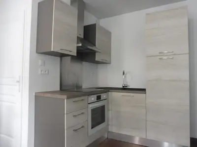 Cuisine ou kitchenette dans l'établissement Studio de charme au centre ville