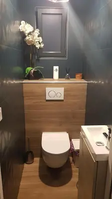 Salle de bains dans l'établissement Maison sud des Landes proche Seignosse/ Capbreton / Soustons