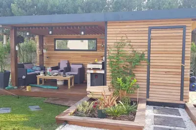 Jardin de l'établissement Maison sud des Landes proche Seignosse/ Capbreton / Soustons