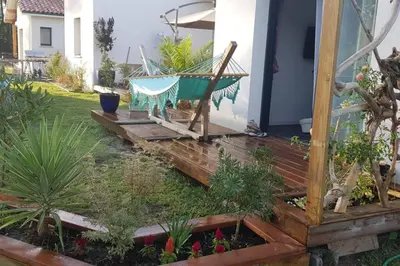Jardin de l'établissement Maison sud des Landes proche Seignosse/ Capbreton / Soustons
