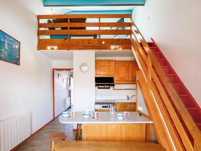 Cuisine ou kitchenette dans l'établissement Apartment Maison de l'océan-6 by Interhome