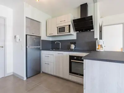 Cuisine ou kitchenette dans l'établissement Holiday Home Côté du Lac by Interhome