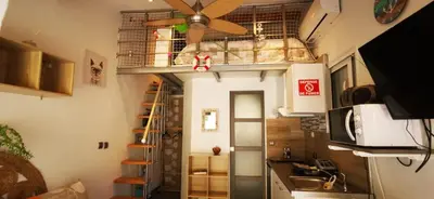Télévision ou salle de divertissement dans l'établissement STUDIO MEZZANINE 2/3 Personnes