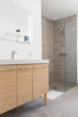 Salle de bains dans l'établissement Le Hossegor