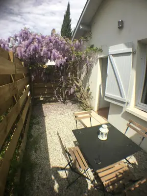 Jardin de l'établissement Maison T2, 4 étoiles, lac de Christus, climatisé