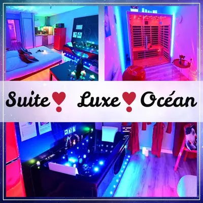 Plan de l'établissement Grand Studio BISCARROSSE PLAGE Une nuit A 2 avec Sauna Luxe, Balnéo, Océan rien que pour vous