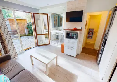 Cuisine ou kitchenette dans l'établissement SYLVICULTEURS - Charmante villa patio rénovée