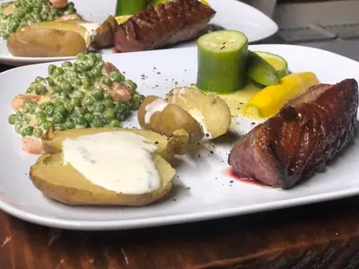 Nourriture dans le B&B/chambre d'hôtes ou à proximité