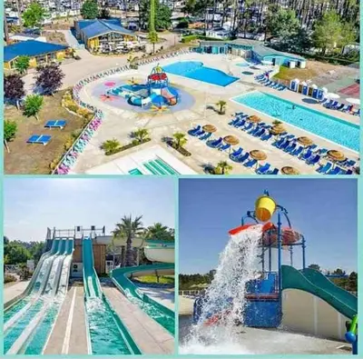 Piscine de l'établissement Mobilhome Contis aux Camping des Dunes ou située à proximité