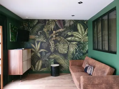 Coin salon dans l'établissement Jungle