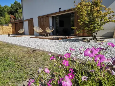 Jardin de l'établissement La Villa Hossegor