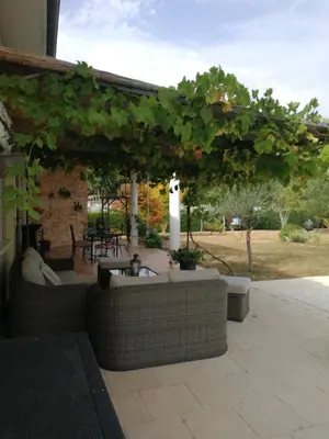 Jardin de l'établissement Au Doux Repos