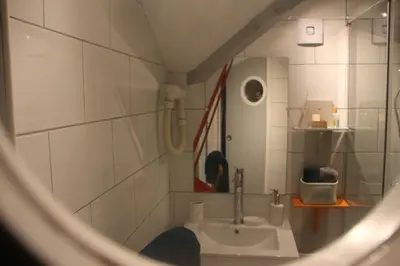 Salle de bains dans l'établissement Le Ch'tipanier