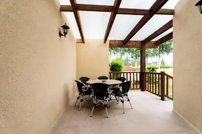 Balcon ou terrasse dans l'établissement Belle location proche de Dax avec parking et toute commodité