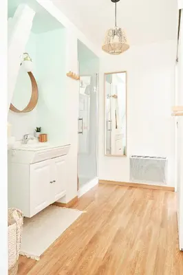 Salle de bains dans l'établissement Belle location proche de Dax avec parking et toute commodité