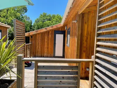 Plan de l'établissement Chalet au calme dans la pinède