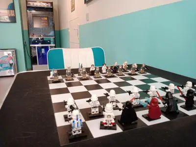Salle de jeux dans l'établissement L'hacienda