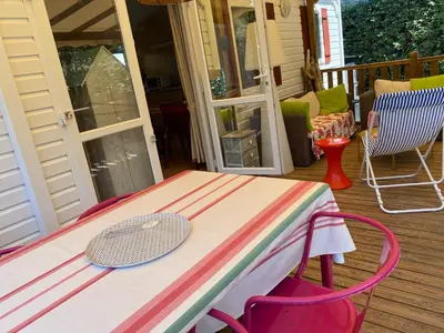 Balcon ou terrasse dans l'établissement Le Lolipop