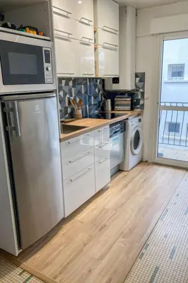 Cuisine ou kitchenette dans l'établissement Apartment Marines-3 by Interhome