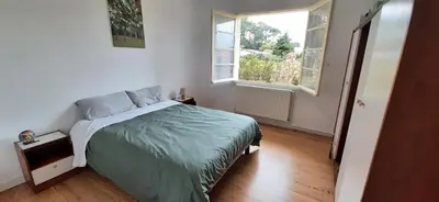 Un ou plusieurs lits dans un hébergement de l'établissement La maison de Maritxu - Entre plage et foret - Landes - Pays Basque