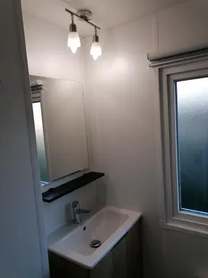 Salle de bains dans l'établissement Les Pins del Sol - camping la réserve