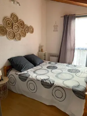 Un ou plusieurs lits dans un hébergement de l'établissement patio seignosse plage 6 couchages