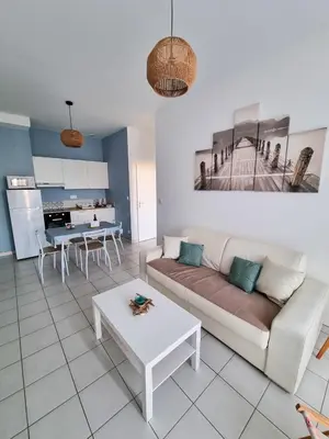 Cuisine ou kitchenette dans l'établissement A 200m de la plage - L'Océan -