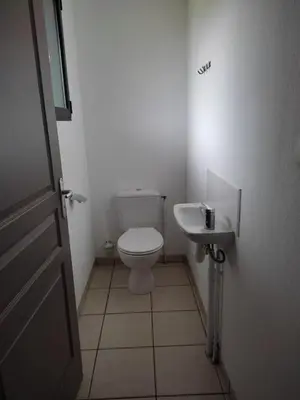 Salle de bains dans l'établissement Résidence Nature et tranquillité