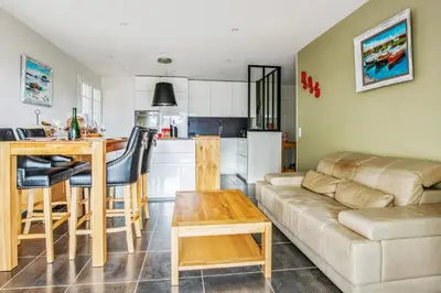 Coin salon dans l'établissement Appartement des Asphodèles - Welkeys