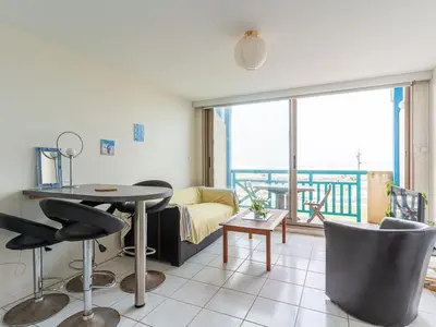 Balcon ou terrasse dans l'établissement Duplex à Mimizan Plage pour 7 pers, parking, face océan, classé 3 étoiles - FR-1-50-92