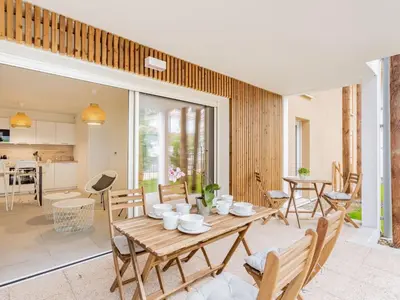 Cuisine ou kitchenette dans l'établissement Apartment Dune Blanche-2 by Interhome
