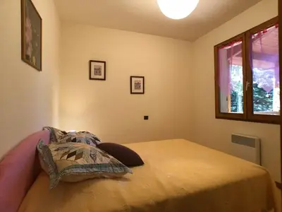 Un ou plusieurs lits dans un hébergement de l'établissement Maisonnette 3 chambres proche Océan - Animaux admis - FR-1-379-145