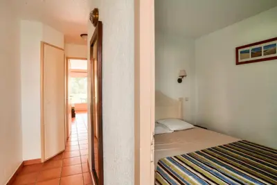 Un ou plusieurs lits dans un hébergement de l'établissement Le Domaine du Golf de Pinsolle - maeva Home - Appartement 2 pièces 5 personnes - Confort MAE-7414