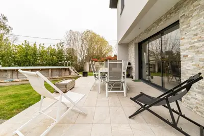 Balcon ou terrasse dans l'établissement Les Arènes