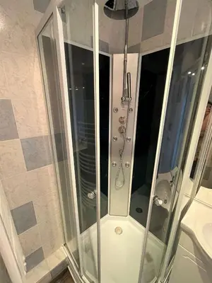 Salle de bains dans l'établissement Réf 560 Seignosse océan, appartement classé 1 étoile proche plage et commerces, famille