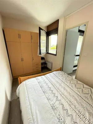 Un ou plusieurs lits dans un hébergement de l'établissement Réf 560 Seignosse océan, appartement classé 1 étoile proche plage et commerces, famille